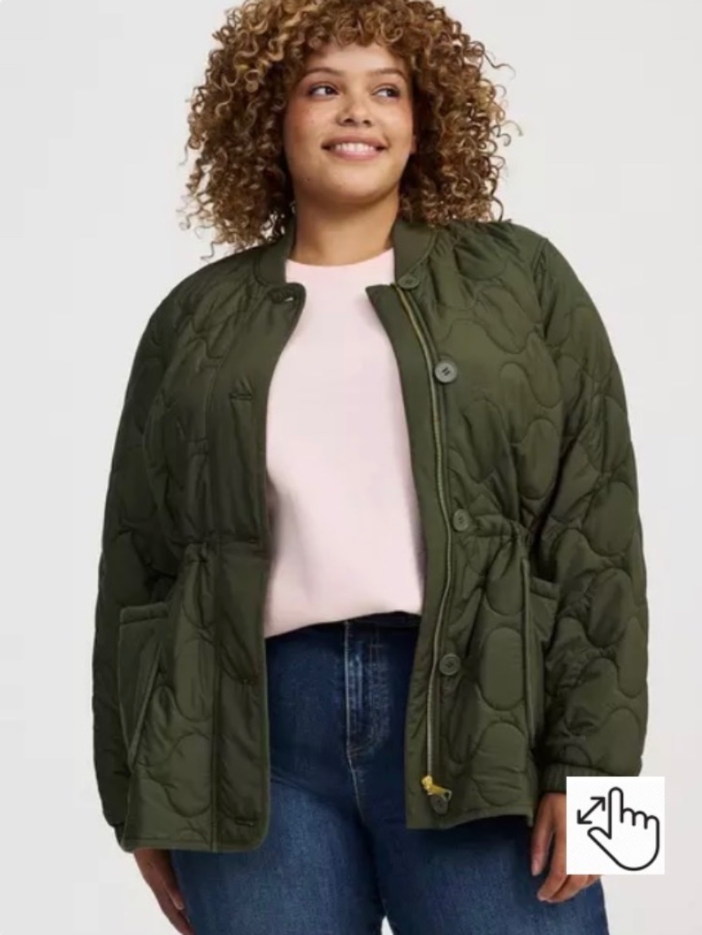 NWT Torrid Quilted Barn Jacket
